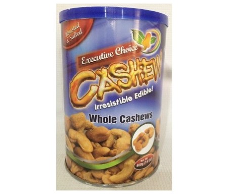 EXECUTIVE CHOICE CASHEW DRIED ROASTED 400G