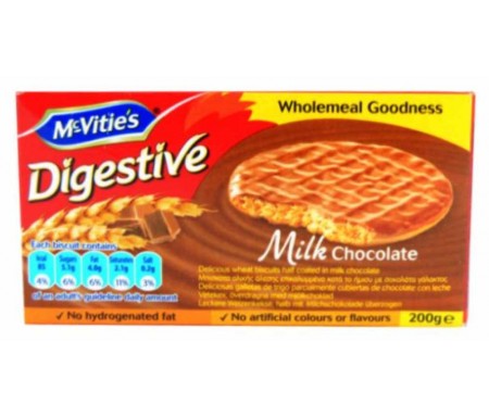 MCVITIE'S DISGESTIVE MILK CHOCO. 200G