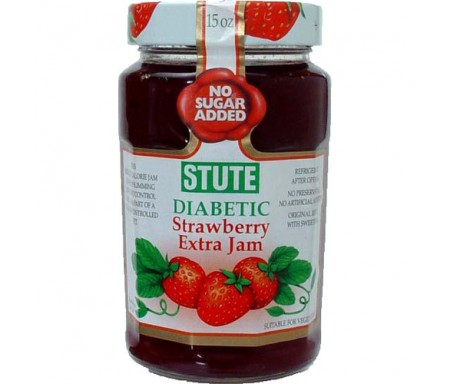 STUTE DIABETIC STRAWBERRY JAM 430G