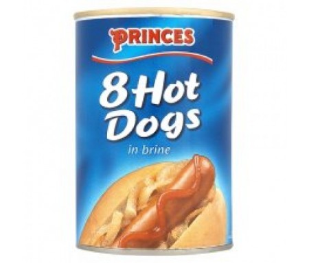 PRINCES 8 HOT DOG IN BRINE 400G