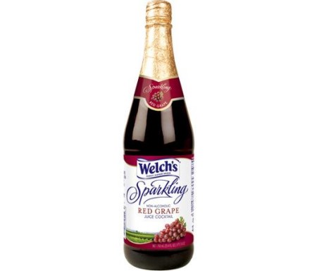 WELCH'S NON-ALCOHOLIC SPARKLING RED GRAPE JUICE 750ML