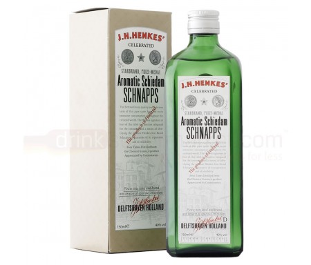 J. H. HENKES AROMATIC SCHIEDAM SCHNAPPS750ML