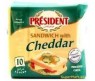 PRESIDENT SANDWICH WITH CHEDDAR 200G