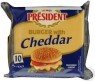 PRESIDENT BURGER WITH CHEDDAR 200G