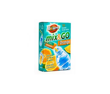 BOLERO ORANGE MIX & GO REFRESHING DRINK