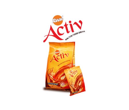 REAL ACTIV MALTED FOOD DRINK 375G