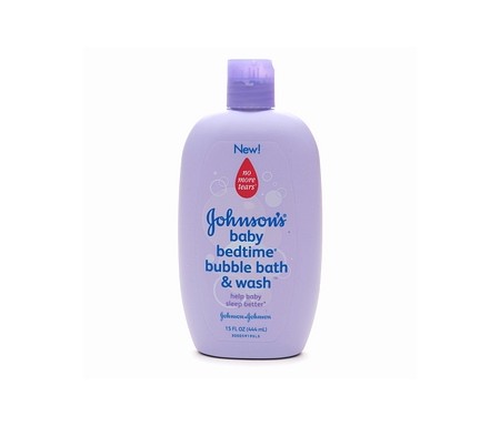 JOHNSON'S BABY BEDTIME BUBBLE BATH & WASH 444ML