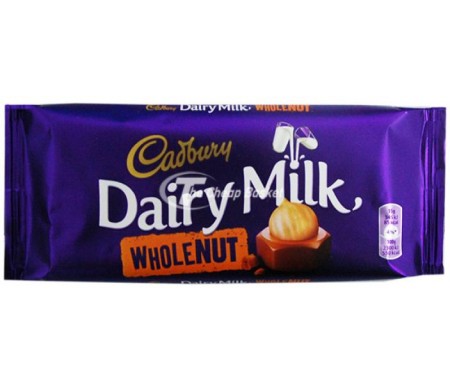 DAIRY MILK WHOLE NUT 120G