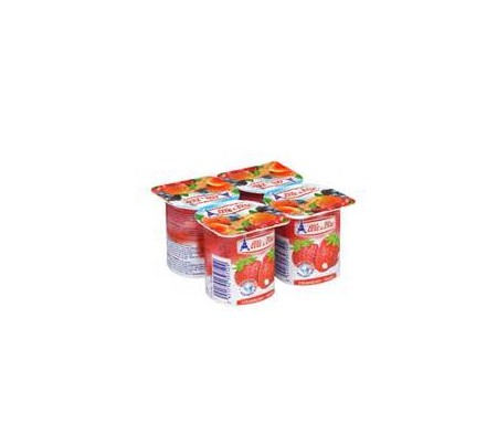 ELLE & VIRE FRUITS ABRICOT YOGHURT X4