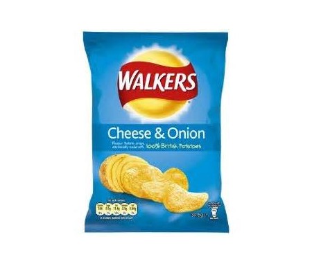 WALKERS CHEESE & ONION 25G