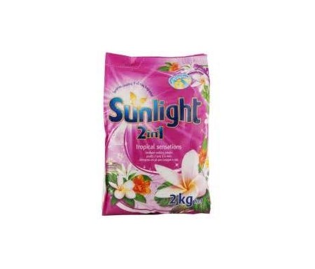 SUNLIGHT 2in1 DETERGENT TROPICAL SENSATION 2KG.