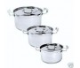 3PCS HIGH QUALITY STAINLESS STEEL COOKWARE