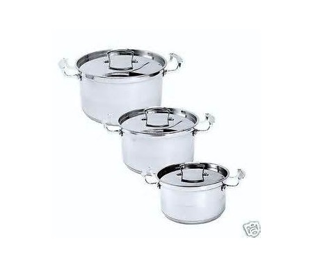 3PCS HIGH QUALITY STAINLESS STEEL COOKWARE