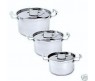 3PCS HIGH QUALITY STAINLESS STEEL COOKWARE
