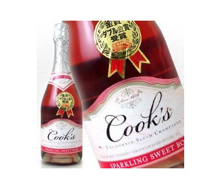 COOK'S SWEET ROSE CHAMPAGNE 750ML