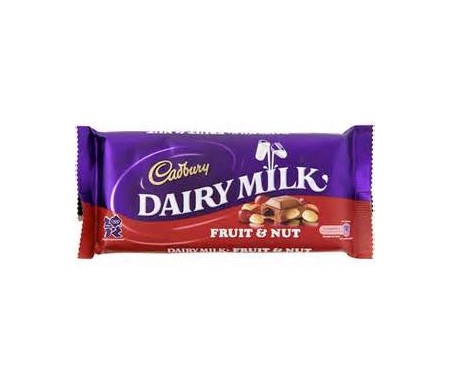 CADBERRY DAIRY MILK FRUIT & NUT 120G