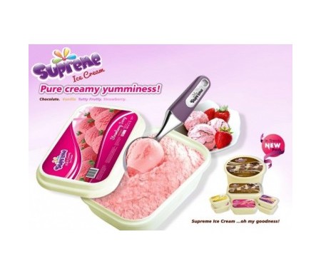 SUPREME ICE CREAM STRAWBERRY SCOOP