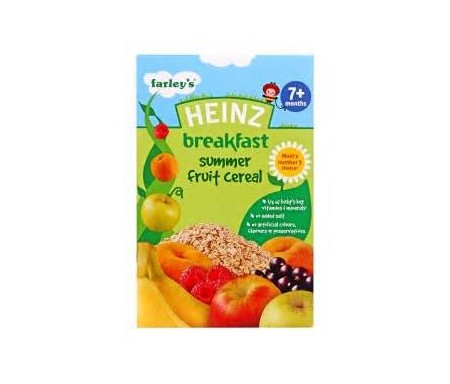 HEINZ SUMMER FRUIT CEREAL BREAKFAST 7+